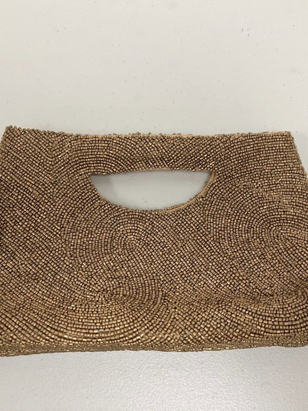Moyna beaded hand bag gold evening wedding prom perfect
